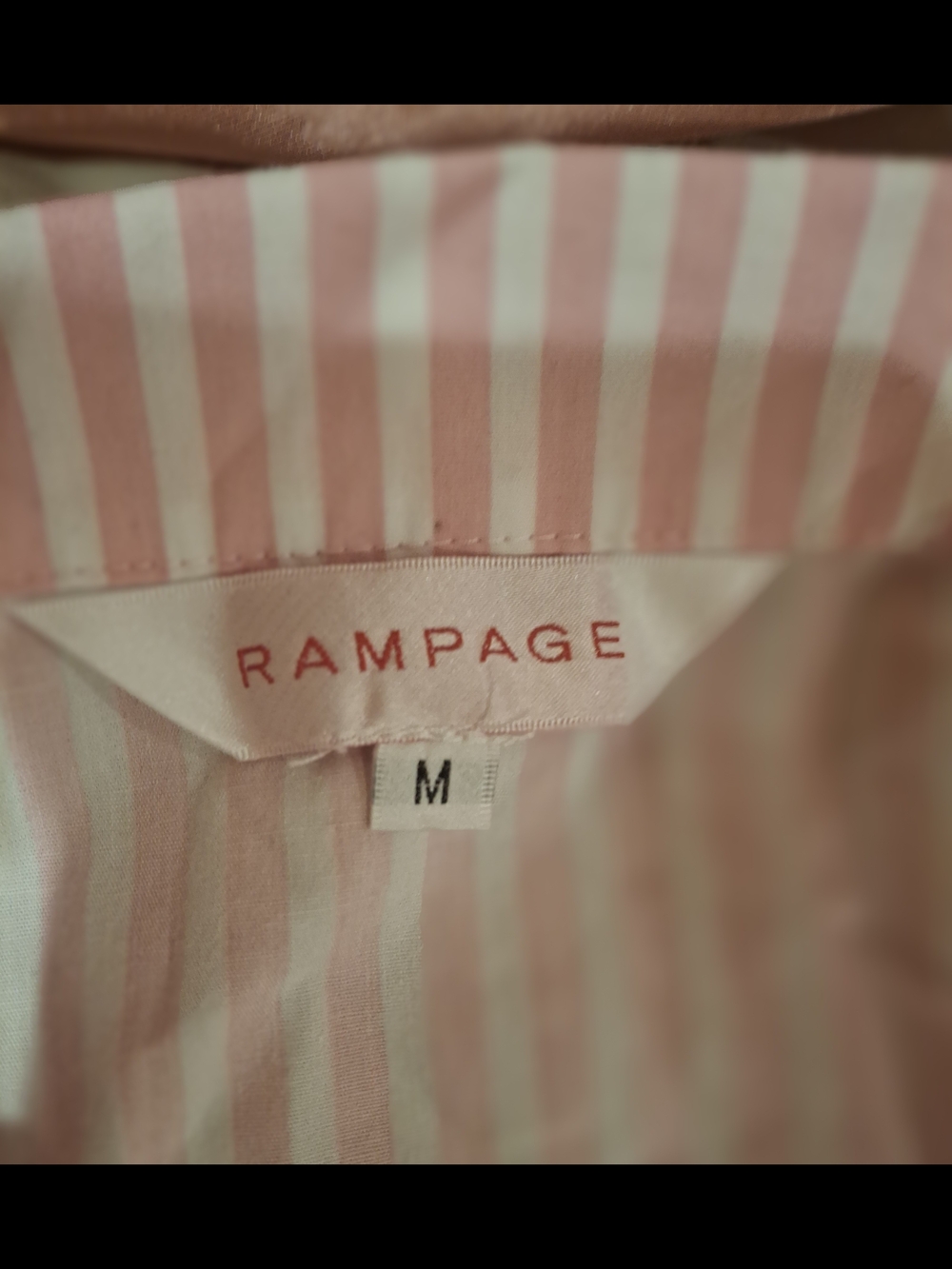 Rampage Pink and White Striped Pajama Set - Picture 3 of 13